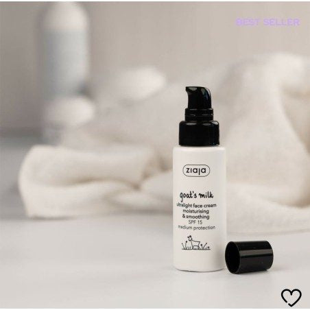 Crème Visage Légère Hydratante au Lait de Chèvre – Ziaja 50ml