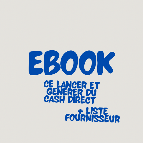 Ebook ce lancer en 30jours + liste fournisseurs