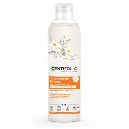 Gel douche soin surgras Fleur d'oranger - 250ml  (précommande)