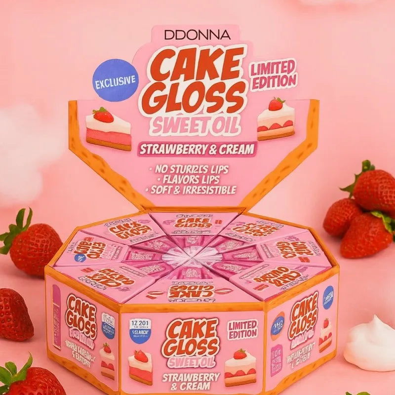 Huile à lèvres fraise chantilly