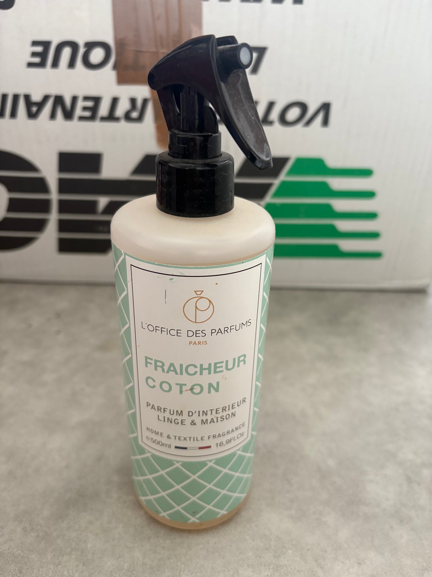 Destockage spray ambiance fraîcheur coton