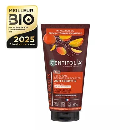 Gel crème définisseur boucles 2en1 bio - Beaute plaisir Beaute plaisir 